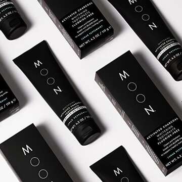 MOON Charcoal Whitening Toothpaste, Vegan Teeth Care