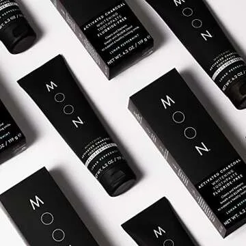 MOON Charcoal Whitening Toothpaste, Vegan Teeth Care