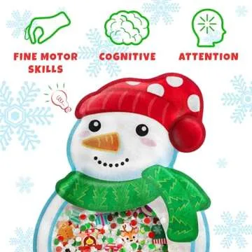 BIZYBOO Seek & Find Activity for Toddlers - Christmas Fun - Ages 2+