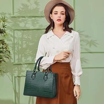 CHICAROUSAL Crossbody Purses and Handbags for Women PU Leather Tote Top Handle Satchel Shoulder Bags...