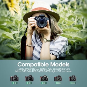 FirstPower EN-EL9 Battery Pack and USB Charger