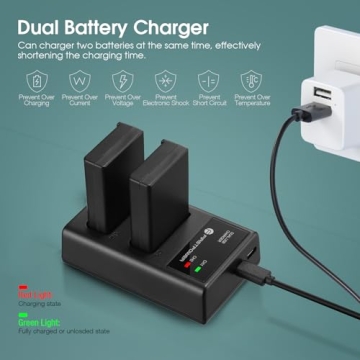FirstPower EN-EL9 Battery Pack and USB Charger