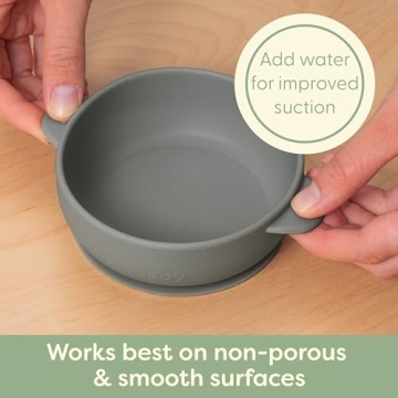 BPA-Free Silicone Suction Bowls for Toddlers by UpwardBaby