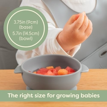 BPA-Free Silicone Suction Bowls for Toddlers by UpwardBaby