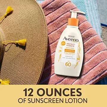 Aveeno Protect + Hydrate Sunscreen SPF 60 - Lightweight Lotion