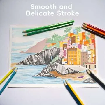 Colored Pencils for Adult Coloring Books, 48 Count Colored Pencils Set for Sketching, Drawing, Color...