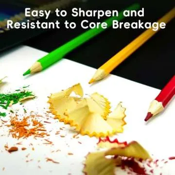 Vibrant 48 Count Colored Pencils Set for Artists