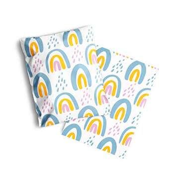 Package Mint Poly Mailers 14x19 100 Pack | Waterproof & Tear Resistant Mailing Envelopes | Small Bus...
