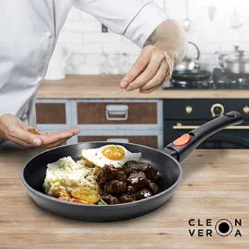 Cleverona Nonstick 10.25 inch Frying Pan Skillet with Detachable Handle