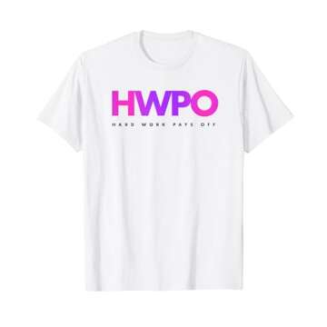HWPO Hard Work Pays Off pastel motivational T-Shirt