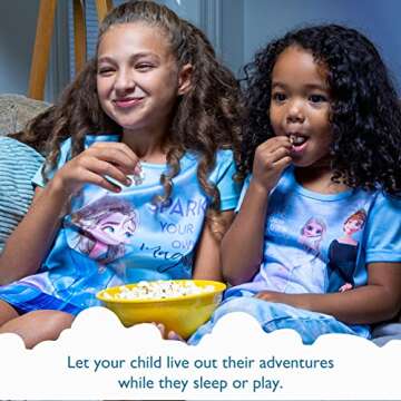 Disney Girls' Frozen 2 3-Pack Nightgown, FROZEN MAGIC 2, 2