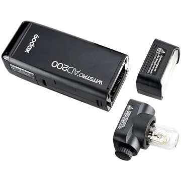 Godox AD200 Flash with 2.4G Wireless Control and High Speed Sync