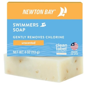 Newton Bay Swimmers Soap | All Natural Body and Face Wash Bar | Revitalizes Sensitive Skin After Swi...