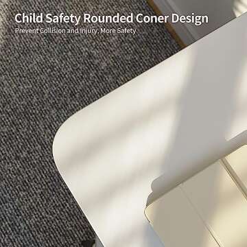 FEZIBO 48 Inch Electric Corner Standing Desk For Home Office