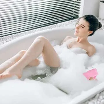 WOVTE 2 Pack Back Scrubber - Exfoliating Shower Washcloth