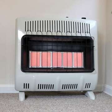 Mr. Heater 30,000 BTU Vent Free Radiant Propane Heater For Cold Rooms, Additions, Sun Rooms & Cabins...