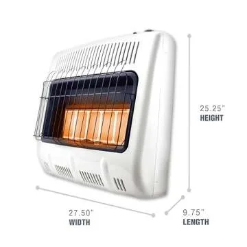 Efficient 30,000 BTU Propane Heater for Cold Spaces