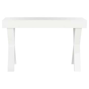 Safavieh Alessia White Lacquer Vanity Desk for Stylish Homes