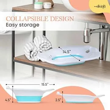 Sitz Bath for Postpartum Recovery - Use w/Salts Sitz Bath for Hemorrhoids Women, Yoni Steamer Pot, Yoni Steam Seat, Vagina Steamer, Care & Relief for Adults, Foldable, Deep Bowl, Sprayer, Drain Holes