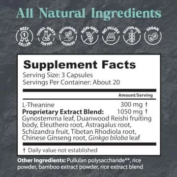 Dragon Herbs - Tao in a Bottle Capsules | Herbal Formula Supplement to Support Stress, Mood, Focus, Adaptability, (60 Capsules, 450 mg Each)