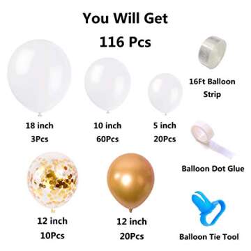 Futureferry Balloon Garland Arch Kit - Perfect Party Decor