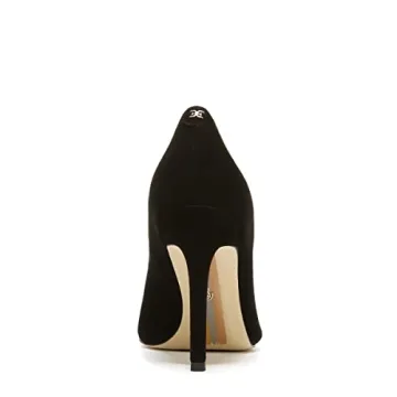 Sam Edelman Black Suede Hazel Pump Elegant Stiletto Heels