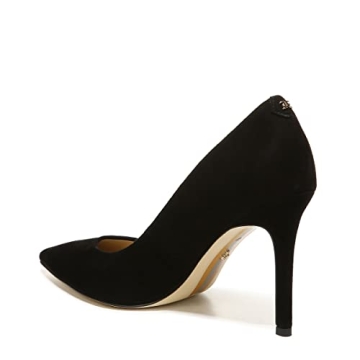 Sam Edelman Black Suede Hazel Pump Elegant Stiletto Heels