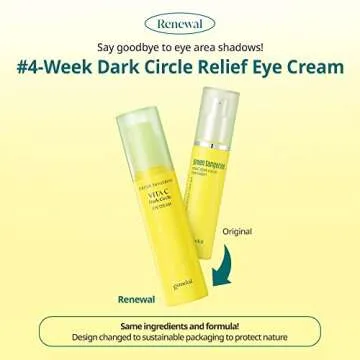 GOODAL Green Tangerine Vitamin C Eye Cream - Dark Circle Relief, Elasticity Treatment, Gentle Anti-A...