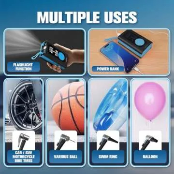 Koract Cordless Tire Inflator - 150PSI Portable Air Compressor