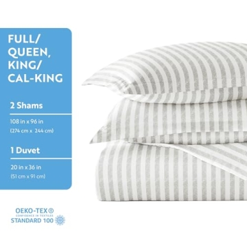LINEN MARKET Queen Duvet Cover - Soft Comfort & Style