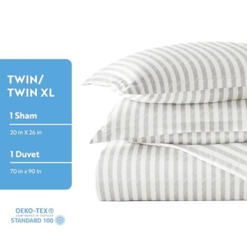 LINEN MARKET Queen Duvet Cover - Soft Comfort & Style