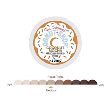 The Original Donut Shop Coconut Mocha Coffee K-Cup Pods, 12 Count (Packaging May Vary)