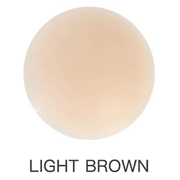 Chandler Nipple Cover - Pair of Silicone Nipple Pasties For Women - Sticky Adhesive Breast Pads, Sticky Nipple Bra (Light Brown)