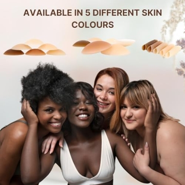 Chandler Nipple Cover - Pair of Silicone Nipple Pasties For Women - Sticky Adhesive Breast Pads, Sticky Nipple Bra (Light Brown)