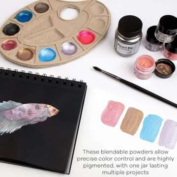 Jacquard Pearl Ex Pigment Powder Metallic Calligraphy Set