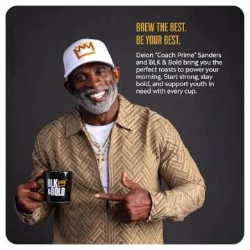 BLK & Bold Whole Bean Coffee - Premium Dark Roast 100% Arabica