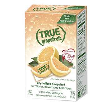 True Lemon, Lime, Orange & Grapefruit 32ct Boxes Sampler Pack (4 packs)