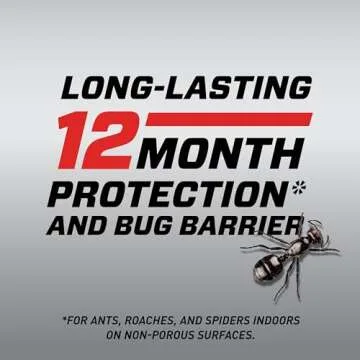 Ortho Home Defense Max Indoor Insect Barrier: Refill, Starts Killing Ants, Roaches, Spiders, Fleas and Ticks Fast, Use for Indoor Pest Control, Long-Lasting Control, 1 gal.