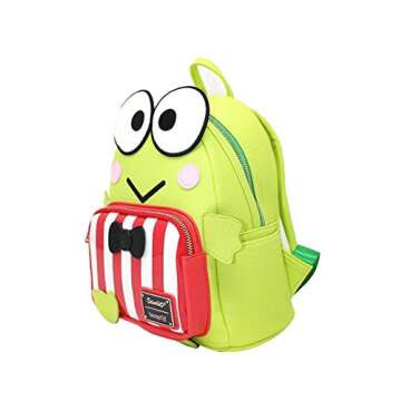 Loungefly x Sanrio Hello Kitty Keroppi Cosplay Mini Backpack (One Size, Green/Red Multi)