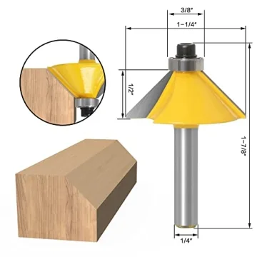 AXSDXA 15 Pcs Router Bits Set for Woodworking DIY Projects