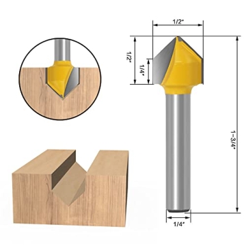 AXSDXA 15 Pcs Router Bits Set for Woodworking DIY Projects