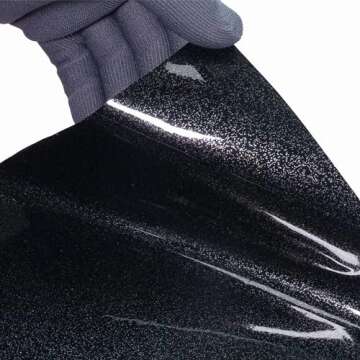 VVIVID XPO Black Metallic Sparkle Vinyl Car Wrap Film
