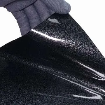 VVIVID XPO Black Metallic Sparkle Vinyl Car Wrap Film
