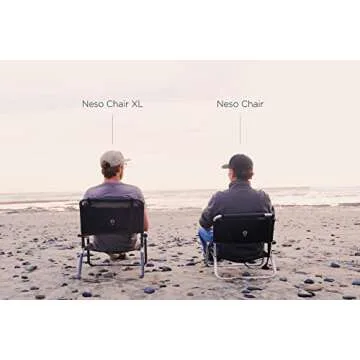 Neso XL Beach Chairs Pack of 2 - Lightweight & Water Resistant