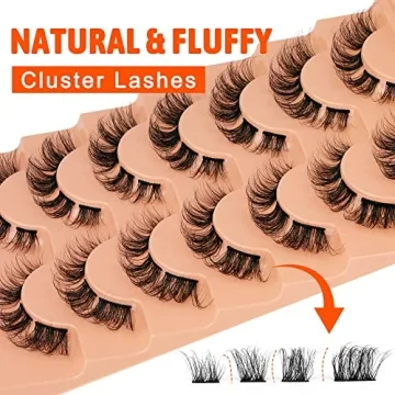 D Curl Cluster Lashes for Stunning Eye Looks