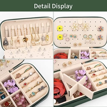 DesignSter Travel Jewelry Box - Elegant Portable Organizer