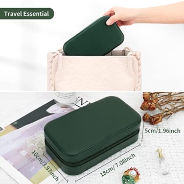 DesignSter Travel Jewelry Box - Elegant Portable Organizer