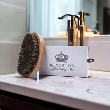 Kingston Grooming Co. 100% Boar Hair Brush for Men