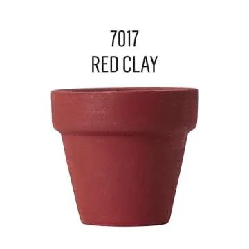 FolkArt, Red Clay Assorted Acrylic 2 fl oz / 59ml Terra Cotta Paint For Easy To Apply DIY Crafts, Ar...