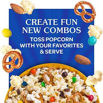 ACT II 100 Calorie Butter Microwave Popcorn, 1.1oz mini bags(8 count)(Pack of 6)